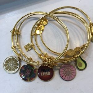Alex and ani 5 bracelets